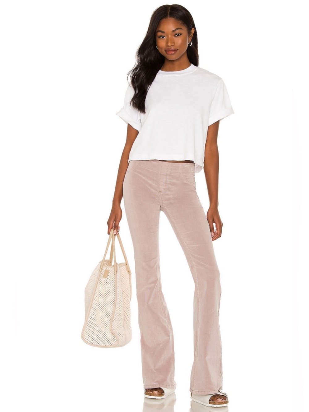 Free People Pull On Corduroy Flare in Sugar Maple Size 27